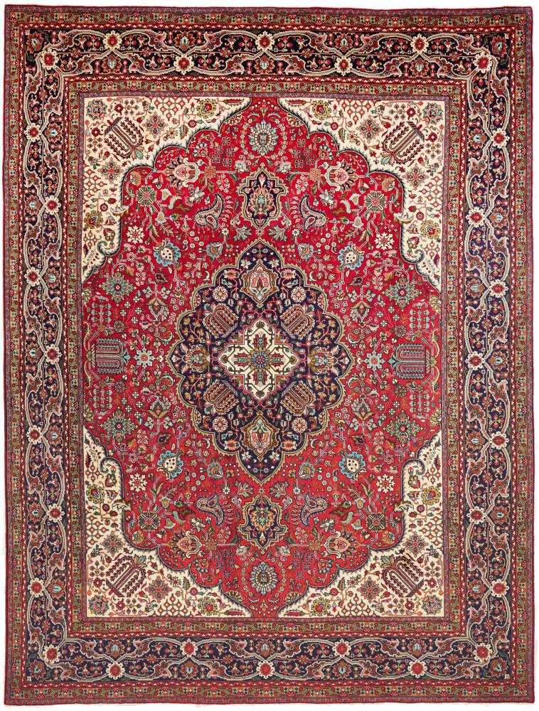 Persian Rug Tabriz 13'2"x9'11" 13'2"x9'11", Persian Rug Knotted by hand