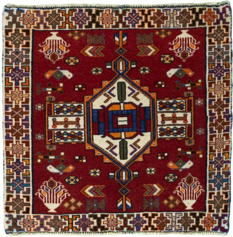 Perzisch tapijt Shiraz 65x64 65x64, Perzisch tapijt Handgeknoopte