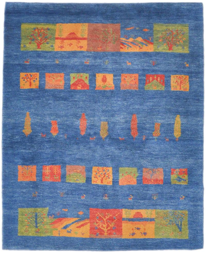 Alfombra persa Persia Gabbeh Loribaft 197x158 197x158, Alfombra persa Anudado a mano