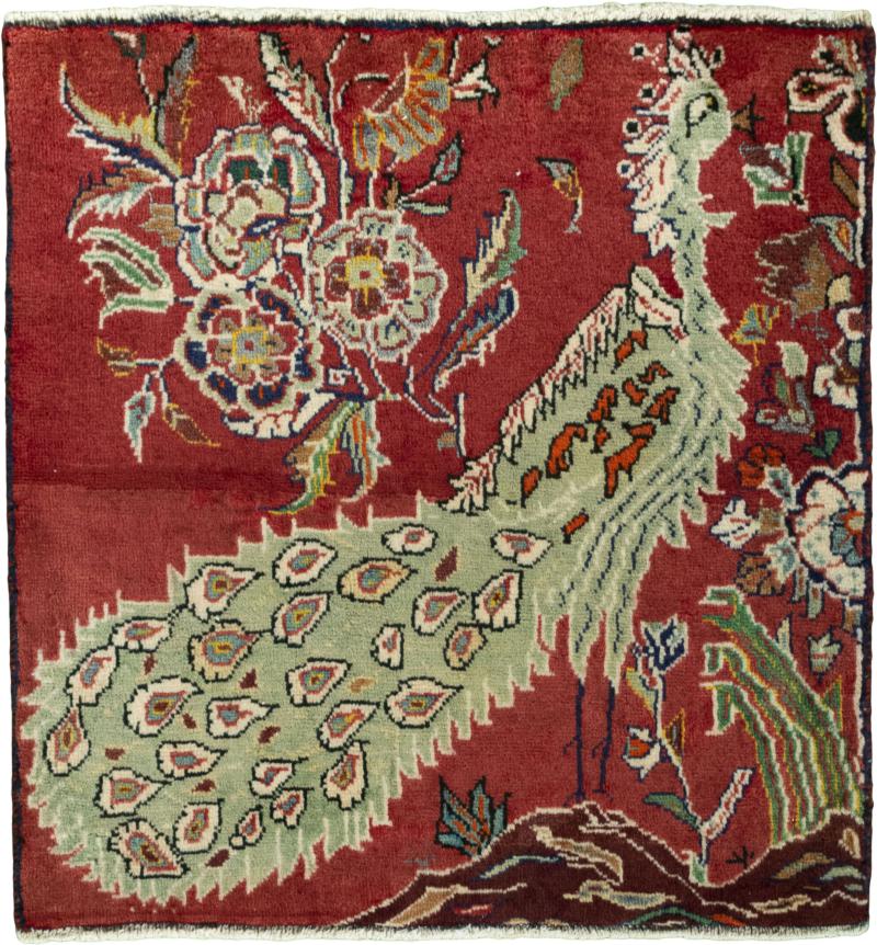 Persian Rug Shiraz 70x68 70x68, Persian Rug Knotted by hand