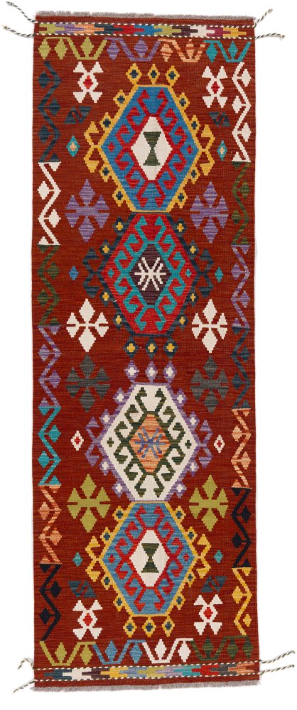 Afghansk teppe Kelim Afghan 248x82 248x82, Persisk teppe Håndvevd