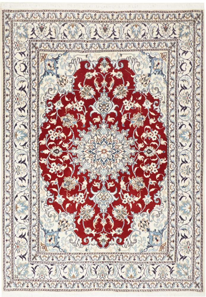 Perserteppich Nain 206x144 206x144, Perserteppich Handgeknüpft