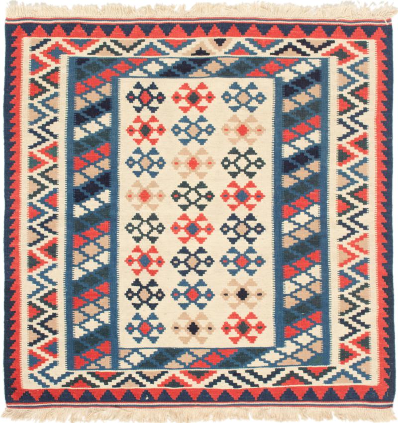 Tapete persa Kilim Fars 102x99 102x99, Tapete persa Tecido à mão