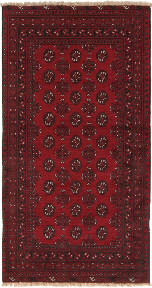 Afghansk tæppe Afghan Akhche 191x102 191x102, Persisk tæppe Knyttet i hånden