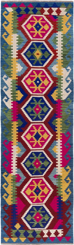 Afghan rug Kilim Afghan 9'10"x2'10" 9'10"x2'10", Persian rug Handwoven