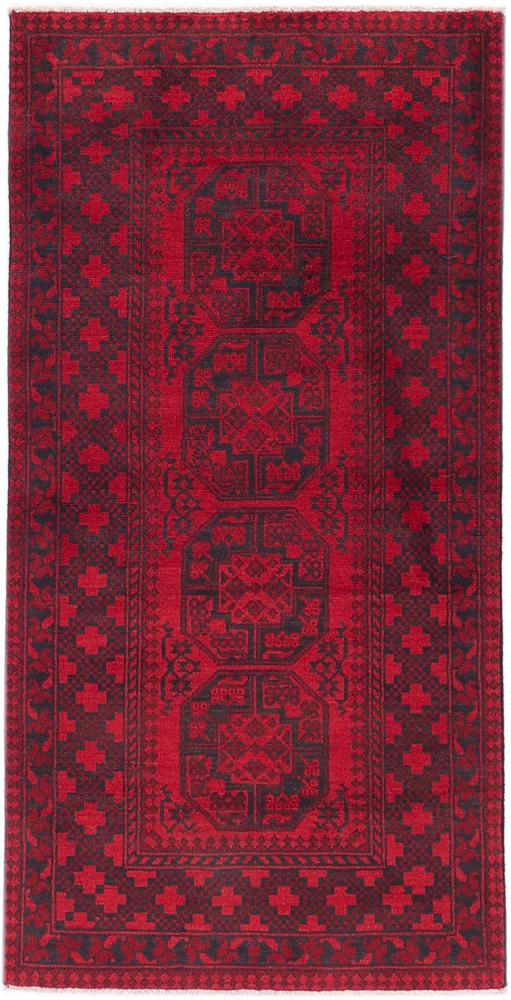 Afghanischer Teppich Afghan Akhche 194x98 194x98, Perserteppich Handgeknüpft