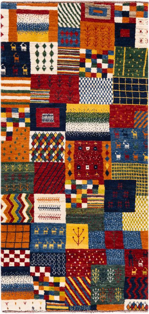 Tappeto persiano Persiano Gabbeh Loribaft Essence 166x81 166x81, Tappeto persiano Annodato a mano