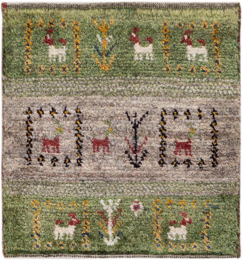 Persialainen matto Gabbeh Nomad 39x41 39x41, Persialainen matto Solmittu käsin