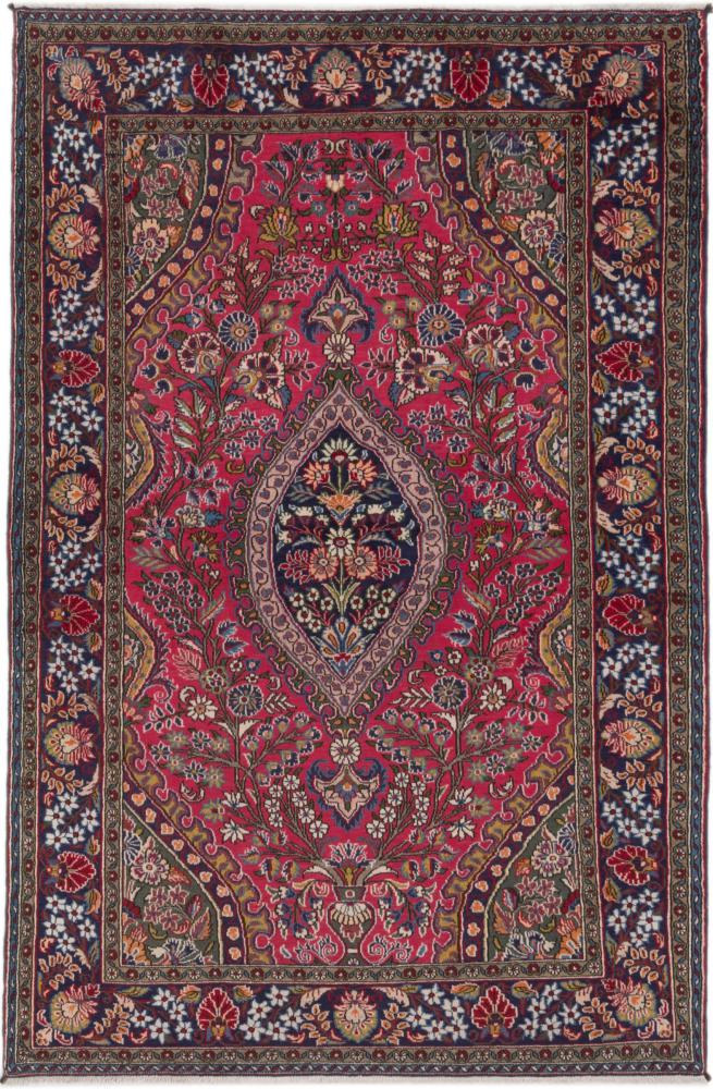 Tapete persa Tabriz 210x140 210x140, Tapete persa Atado à mão