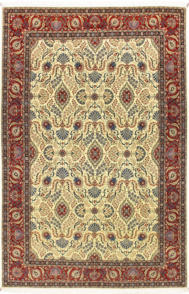 Dywan perski Isfahan Ilam Sherkat Farsh Jedwabna Osnowa 285x187 285x187, Dywan perski Ręcznie tkane