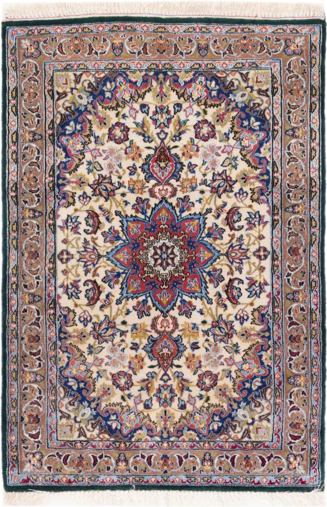 Persian rug Isfahan Silknkette 3'5"x2'5" 3'5"x2'5", Persian rug Hand-knotted