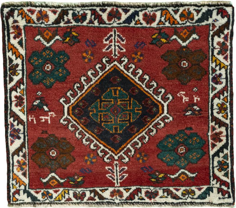Perzisch tapijt Shiraz 55x66 55x66, Perzisch tapijt Handgeknoopte