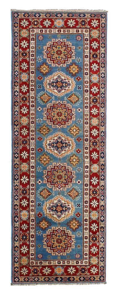 Afghaans tapijt Kazak Ghazni 240x79 240x79, Perzisch tapijt Handgeknoopte
