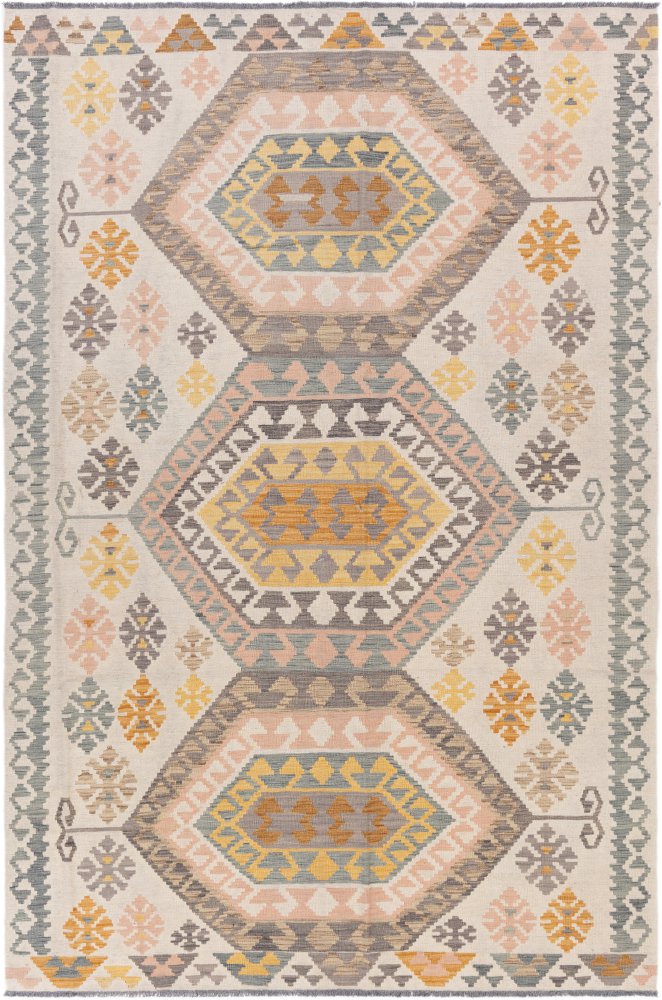 Tapis afghan Kilim Afghan 302x201 302x201, Tapis persan Tissé à la main