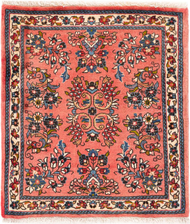 Tapis persan Sarough 81x71 81x71, Tapis persan Noué à la main