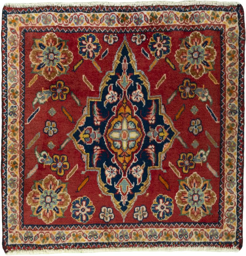 Perzisch tapijt Shiraz 65x66 65x66, Perzisch tapijt Handgeknoopte