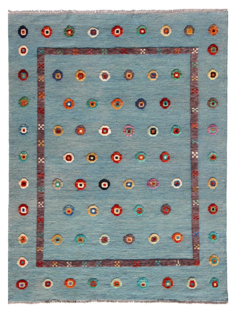 Alfombra afgana Kilim Afghan Nimbaft Edition 196x156 196x156, Alfombra persa Tejido a mano