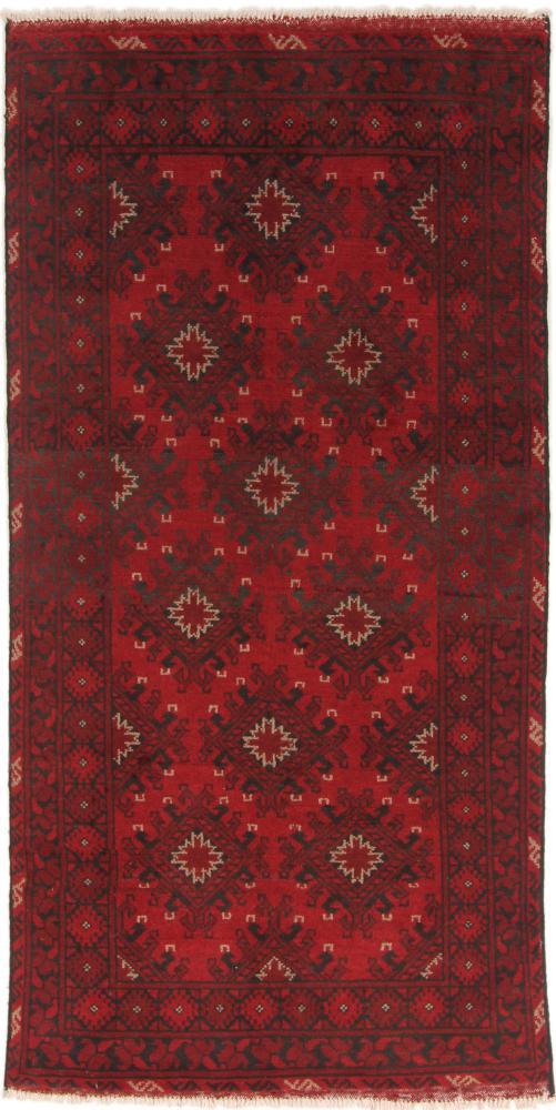 Tapete afegão Afegão Akhche 193x92 193x92, Tapete persa Atado à mão