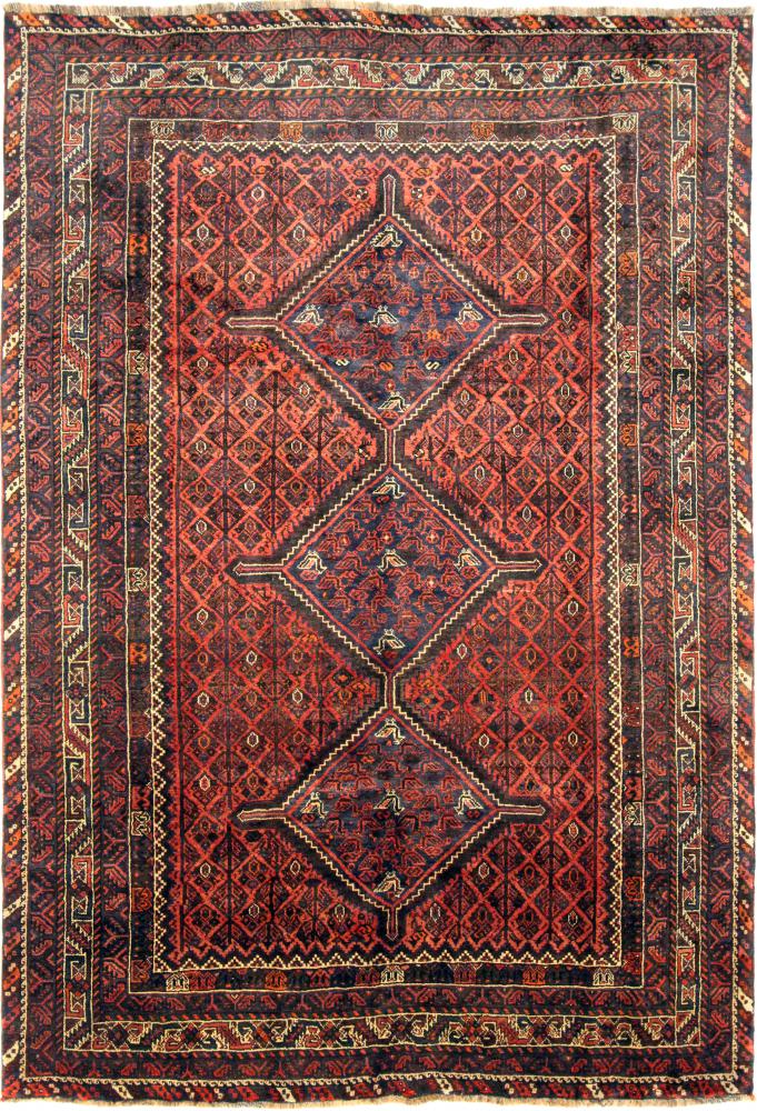 Tapis persan Shiraz 323x222 323x222, Tapis persan Noué à la main