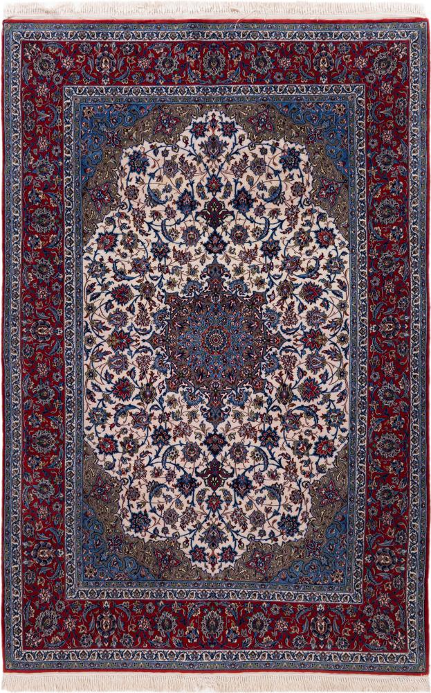 Tapis persan Ispahan Soienkette 237x155 237x155, Tapis persan Noué à la main