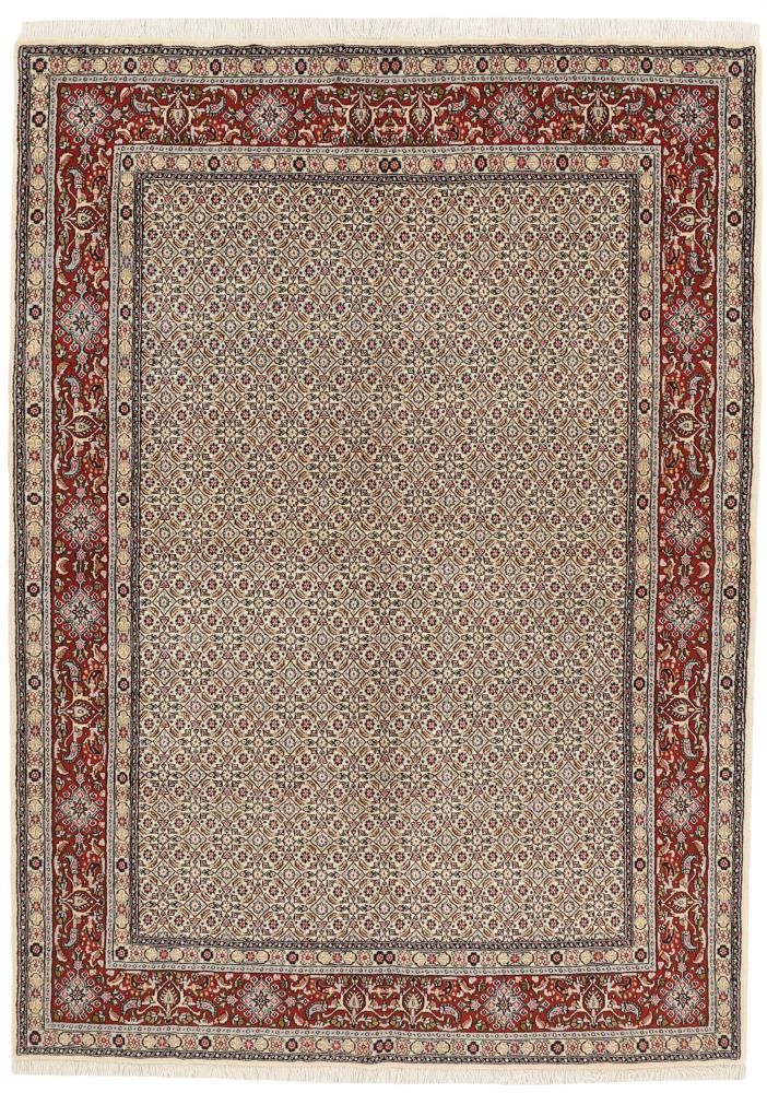 Persian Rug Moud Mahi 239x166 239x166, Persian Rug Knotted by hand