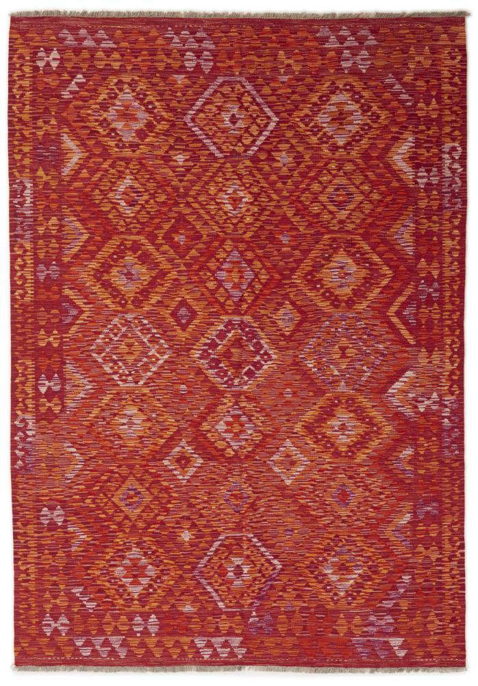 Alfombra afgana Kilim Afghan 246x174 246x174, Alfombra persa Tejido a mano