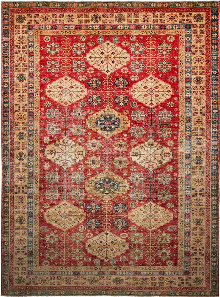Pakistani rug Super Kazak 373x277 373x277, Persian Rug Knotted by hand