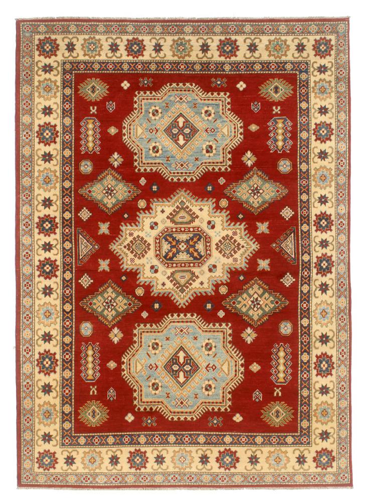 Afghan rug Kazak Ghazni 245x171 245x171, Persian Rug Knotted by hand