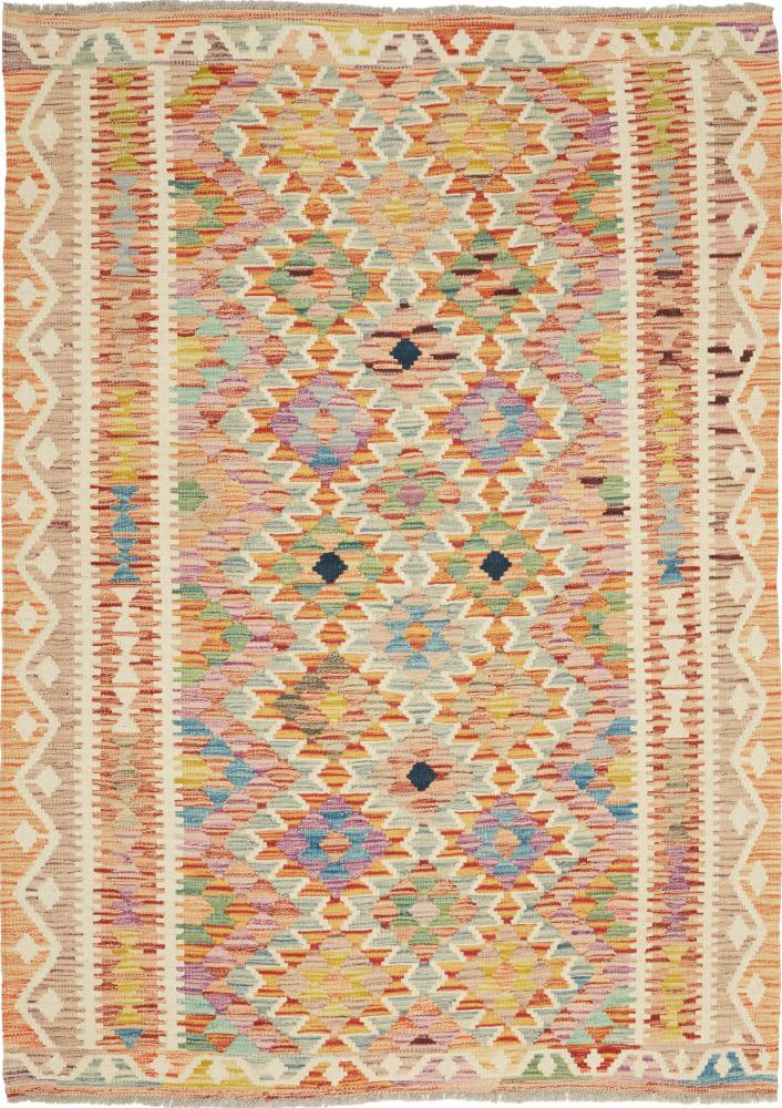 Tapete afegão Kilim Afegão 169x124 169x124, Tapete persa Tecido à mão