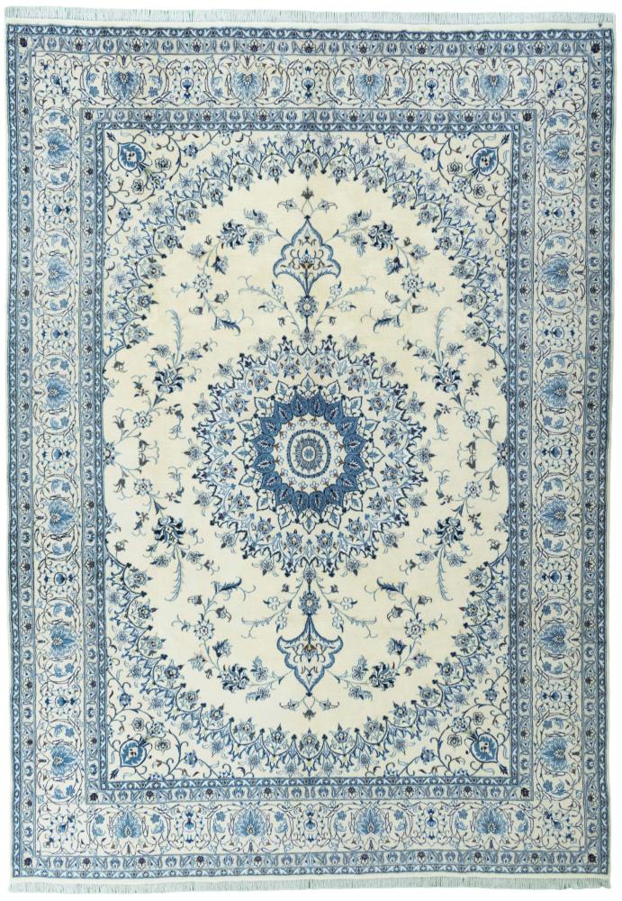 Tapis persan Nain 9La 349x249 349x249, Tapis persan Noué à la main