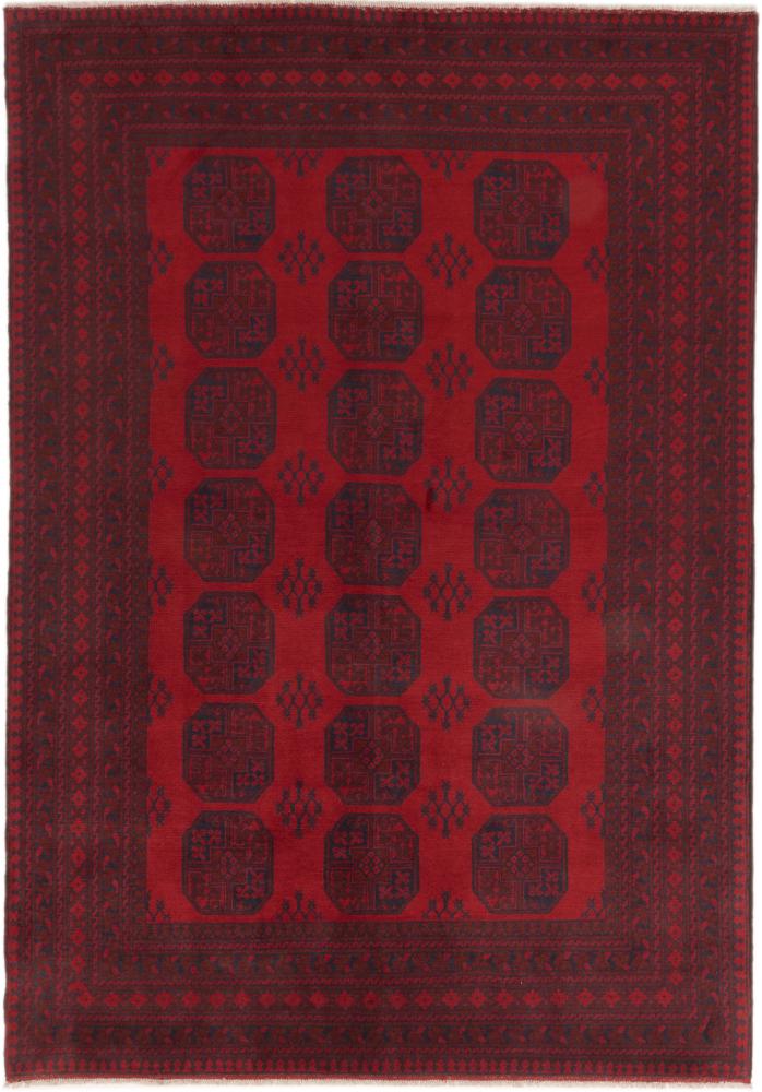 Afghanischer Teppich Afghan Akhche 283x204 283x204, Perserteppich Handgeknüpft