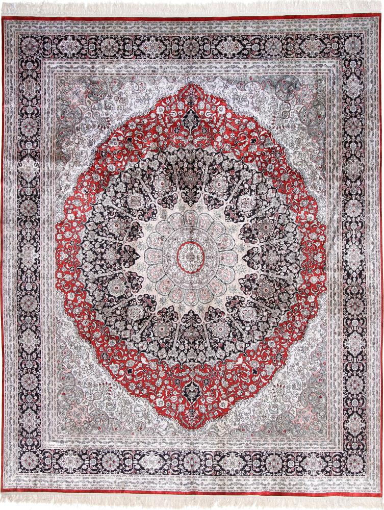 Tapis chinois Chinois Soie 301x241 301x241, Tapis persan Noué à la main