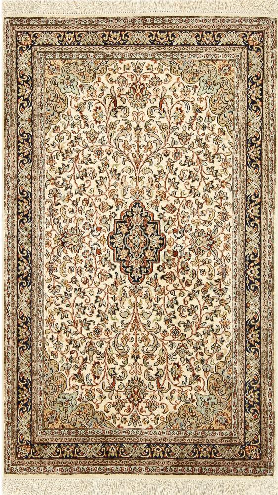 Tappeto indiano Cachemire di Seta 130x78 130x78, Tappeto persiano Annodato a mano