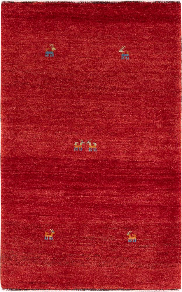 Tapete persa Persa Gabbeh Kashkuli Banafsheh 129x81 129x81, Tapete persa Atado à mão