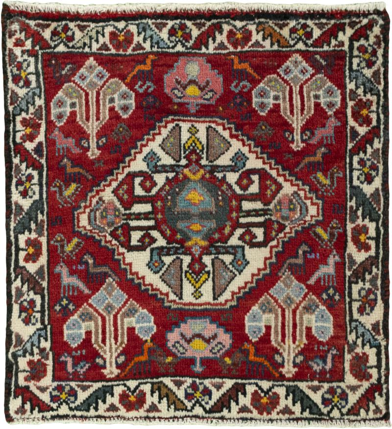 Perzisch tapijt Shiraz 60x57 60x57, Perzisch tapijt Handgeknoopte