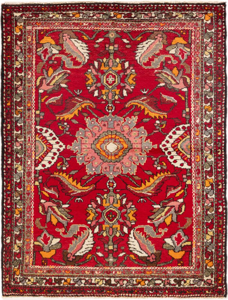 Persian Rug Hamadan Old 150x110 150x110, Persian Rug Knotted by hand