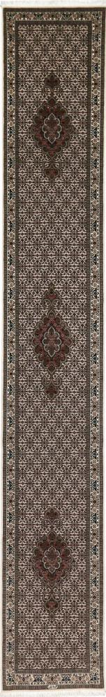 Tapis persan Tabriz Mahi 397x59 397x59, Tapis persan Noué à la main