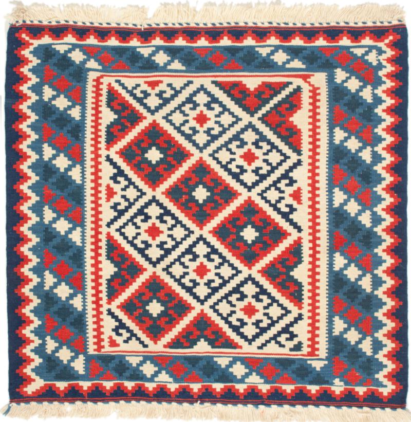 Tapete persa Kilim Fars 102x103 102x103, Tapete persa Tecido à mão