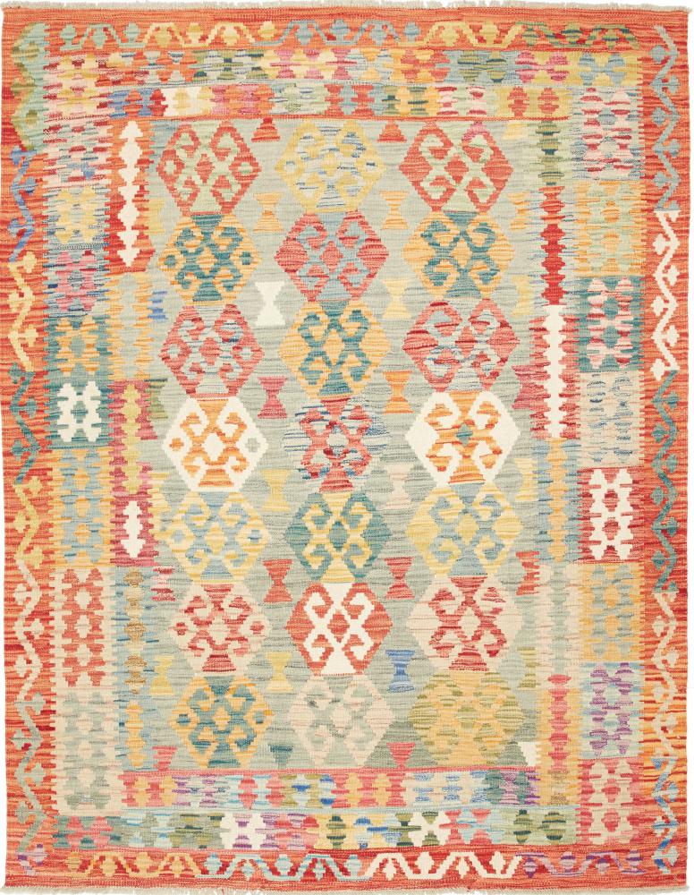 Tappeto Afgano Kilim Afghan 194x155 194x155, Tappeto persiano Tessuto a mano