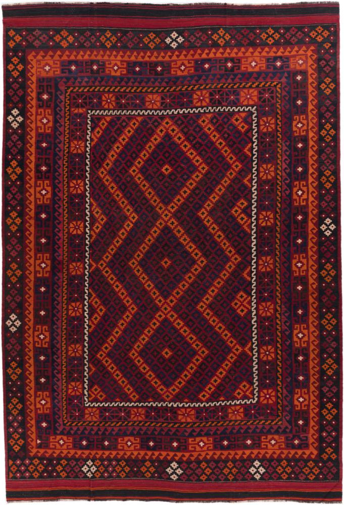 Afghanischer Teppich Kelim Afghan Antik 379x264 379x264, Perserteppich Handgewebt