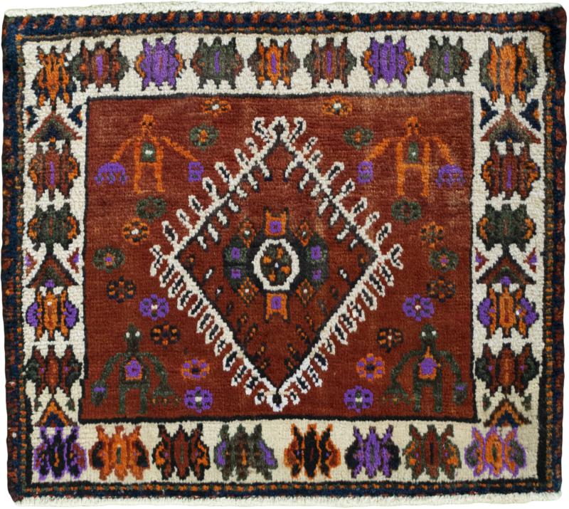 Tappeto persiano Shiraz 52x62 52x62, Tappeto persiano Annodato a mano