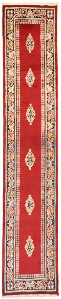 Persisk tæppe Kerman 402x82 402x82, Persisk tæppe Knyttet i hånden