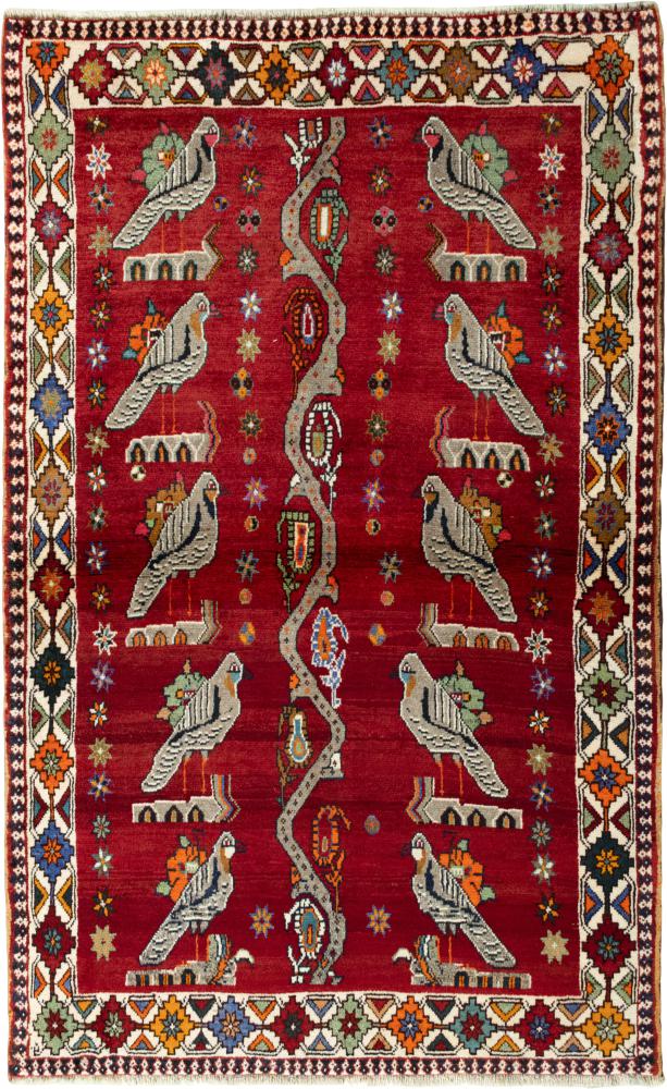 Tapis persan Shiraz 192x118 192x118, Tapis persan Noué à la main