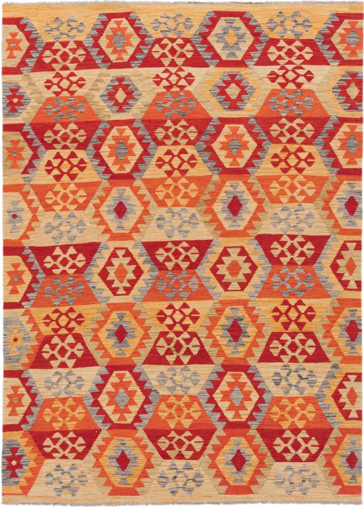 Tapete afegão Kilim Afegão 240x173 240x173, Tapete persa Tecido à mão