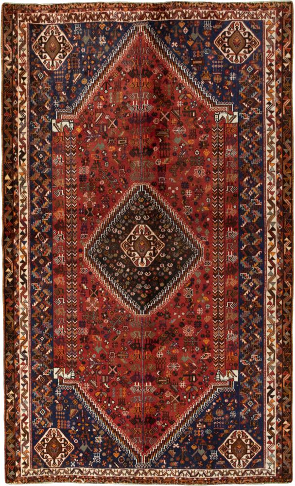 Tapis persan Shiraz 284x175 284x175, Tapis persan Noué à la main