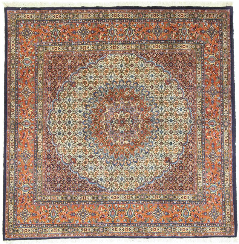 Tapete persa Moud 204x204 204x204, Tapete persa Atado à mão