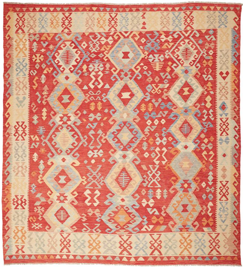 Tapete afegão Kilim Afegão 285x255 285x255, Tapete persa Tecido à mão