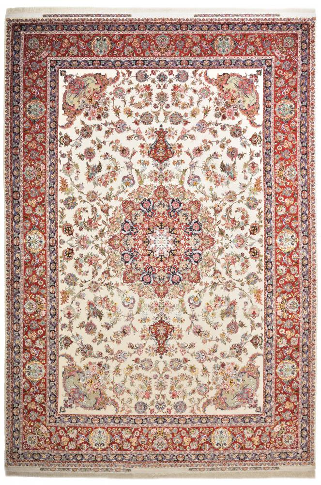 Tapete persa Tabriz 70Raj Fio de Seda 507x346 507x346, Tapete persa Atado à mão