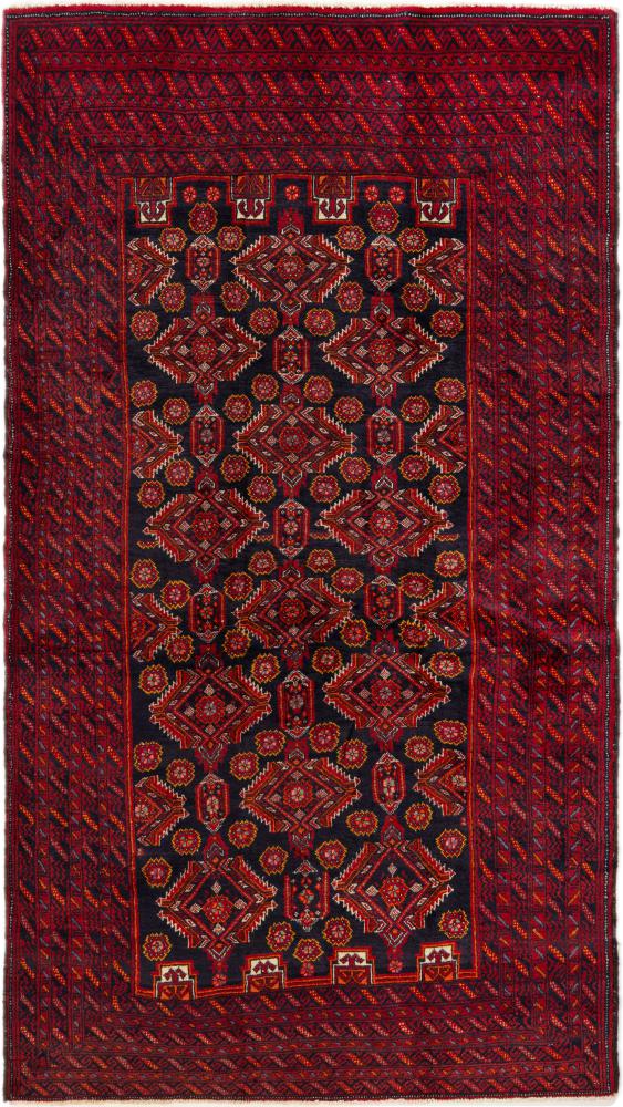 Tapis persan Baloutche 207x114 207x114, Tapis persan Noué à la main