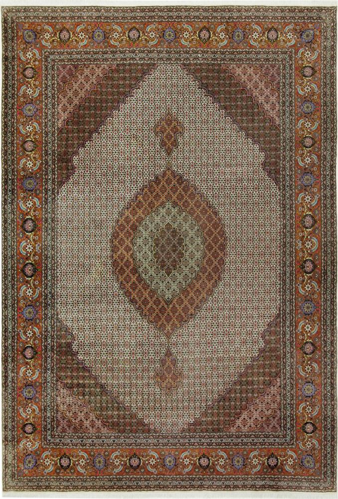Tapete persa Tabriz Mahi 362x247 362x247, Tapete persa Atado à mão
